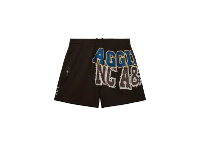 Travis Scott x M&N x NC A&T University Shorts "Brown"