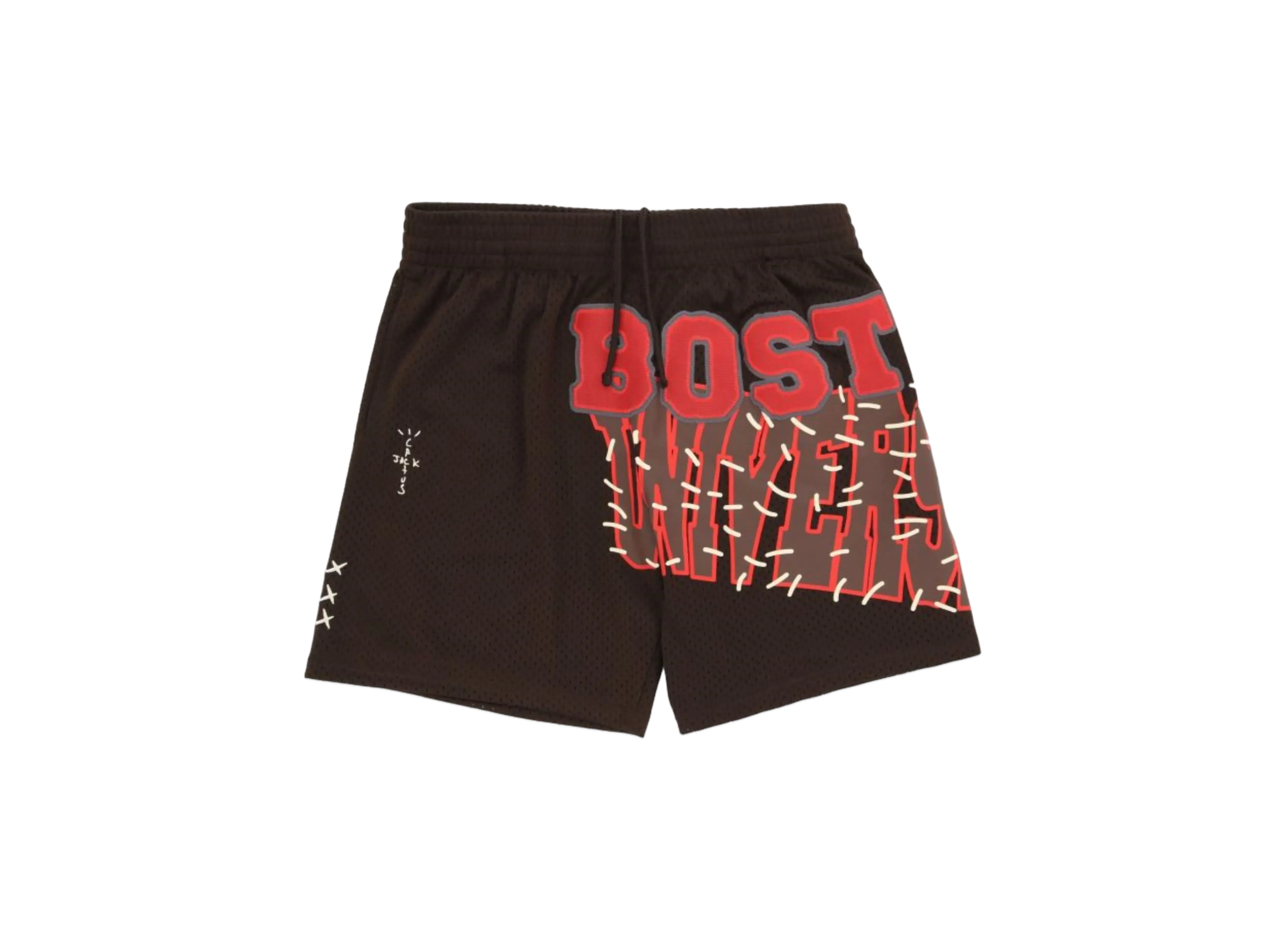 Travis Scott x M&N x Boston University Shorts "Brown"