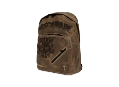Travis Scott x M&N x University Of Wisconsin Backpack "Beige"