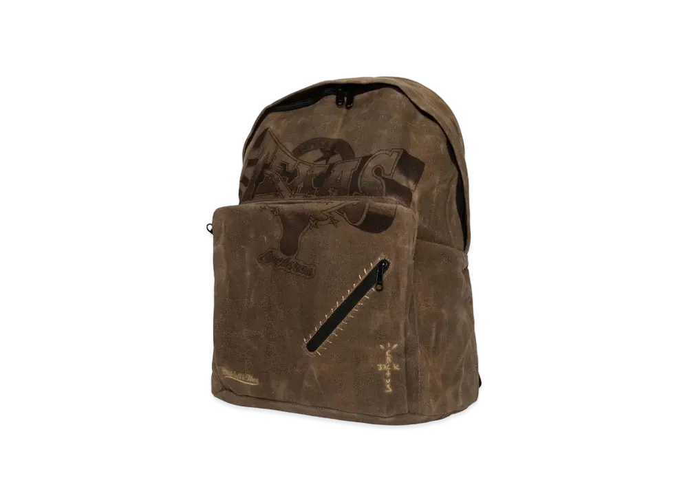 Travis Scott x M&N x University Of Texas Backpack "Beige"