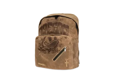 Travis Scott x M&N x University Of Oregon Backpack "Beige"