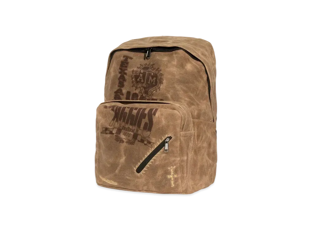 Travis Scott x M&N x Texas A&M University Backpack "Beige"