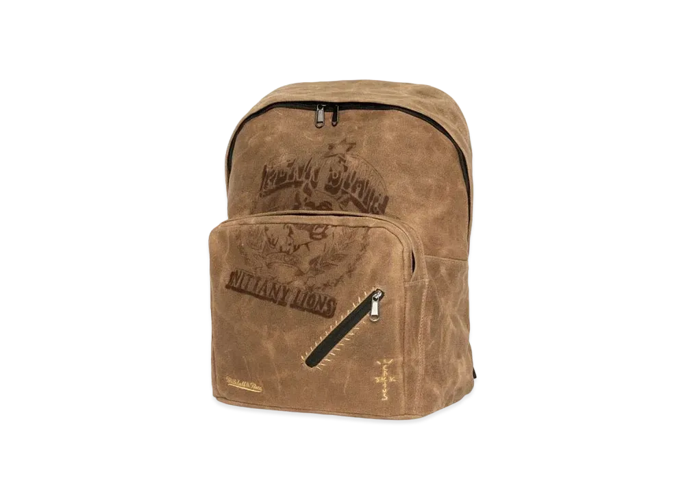 Travis Scott x M&N x Penn State University Backpack "Beige"
