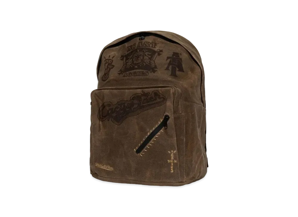 Travis Scott x M&N x NC A&T University Backpack "Beige"
