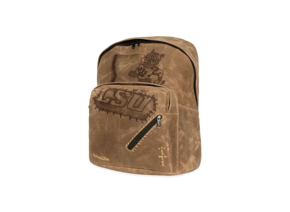 Travis Scott x M&N x LSU Backpack "Beige"