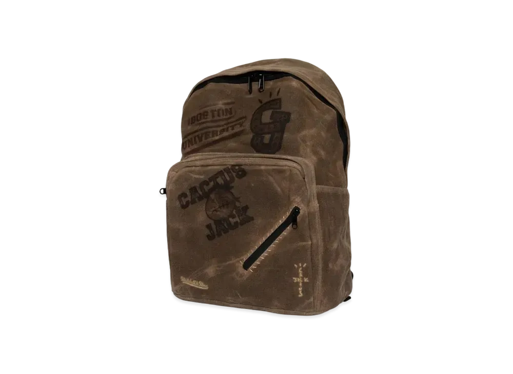Travis Scott x M&N x Boston University Backpack "Beige"