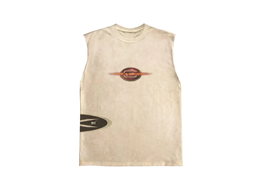 Travis Scott Rib Cage Shirt Muscle Tank "Beige"