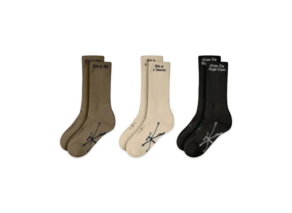 Travis Scott T-Rexx Sock Pack "Multi"