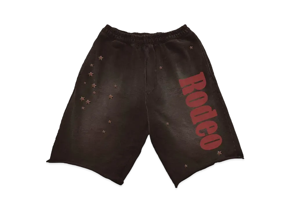 Travis Scott Cj x Sp5Der Days Before Rodeo Shorts "Brown"