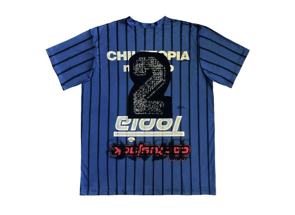 Travis Scott Chile Soccer Jersey "Navy"