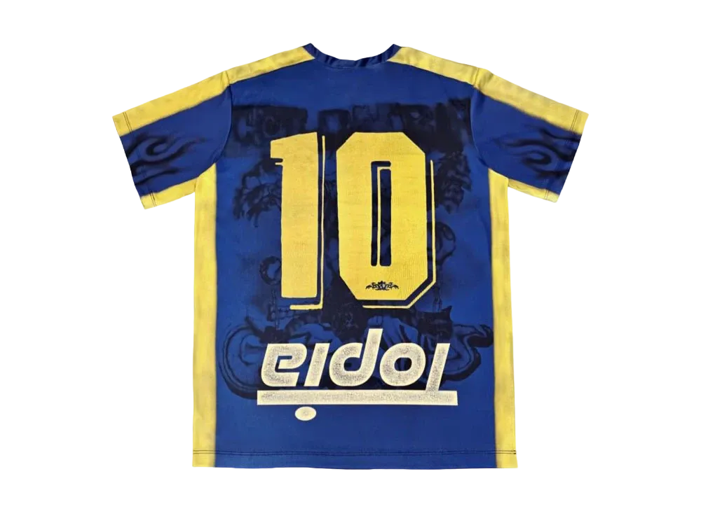 Travis Scott Colombia Soccer Jersey "Blue Yellow"