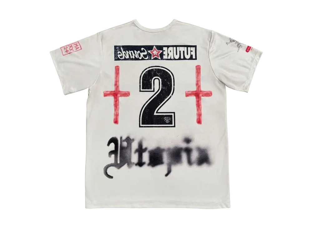 Travis Scott England Soccer Jersey "White"