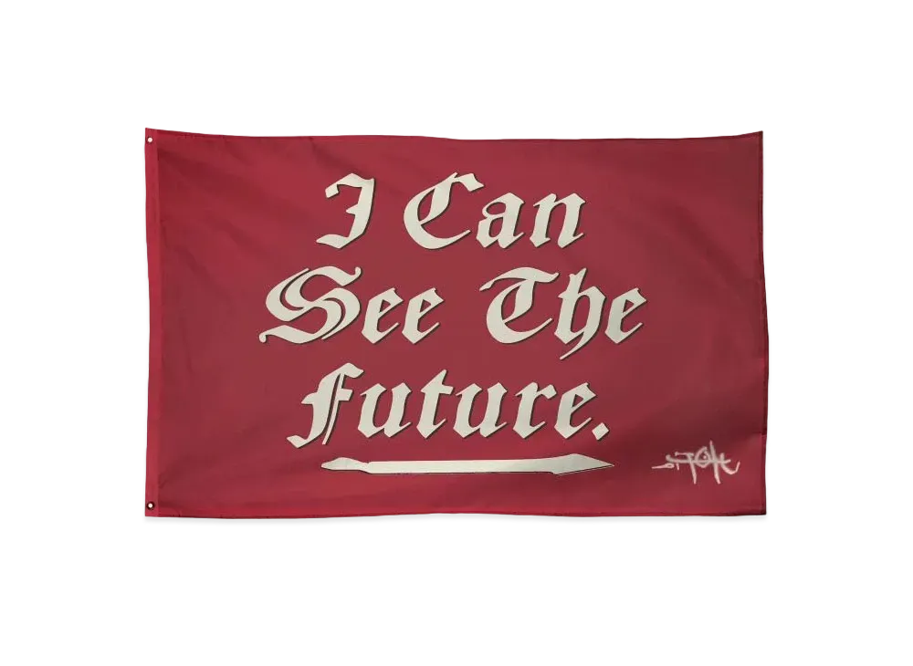 Travis Scott See The Future Flag "Red"