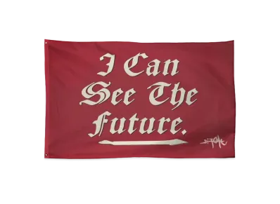 Travis Scott See The Future Flag "Red"