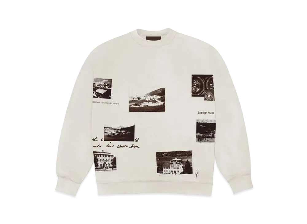 Travis Scott Cactus Jack x Audemars Piguet Vintage Crewneck "White"