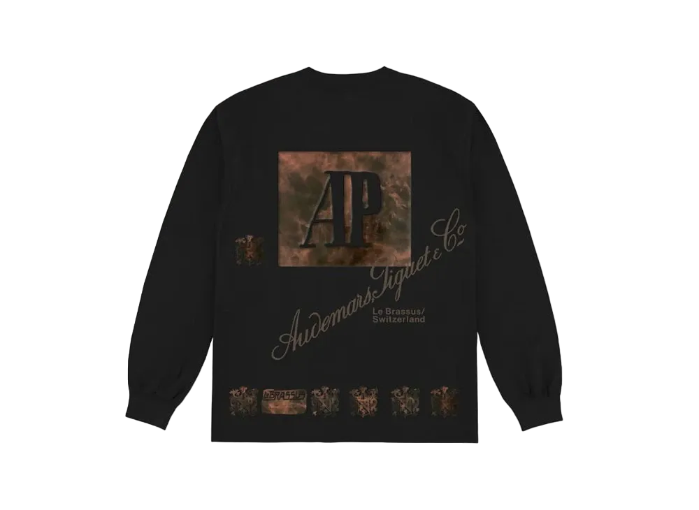 Travis Scott Cactus Jack x Audemars Piguet Le Brassus Long Sleeve Tee "Black"