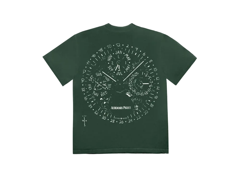 Travis Scott Cactus Jack x Audemars Piguet Watch Face Tee "Green"