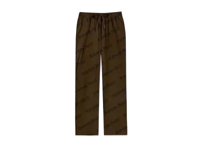 Travis Scott Cactus Jack x Audemars Piguet Logo Silk Pajama Pants "Brown"