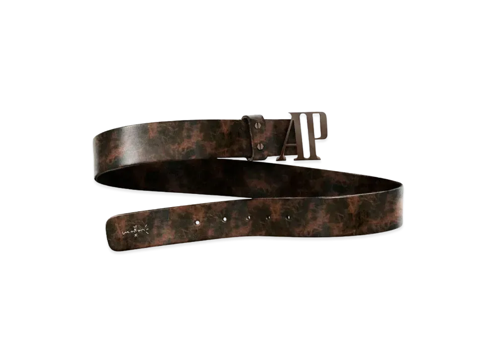 Travis Scott Cactus Jack x Audemars Piguet Logo Leather Belt "Brown"