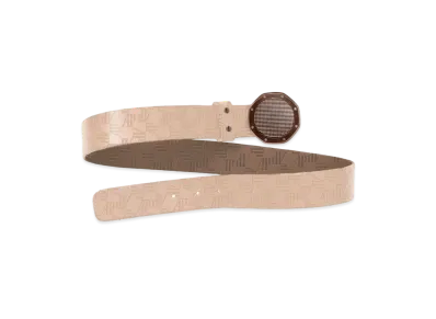 Travis Scott Cactus Jack x Audemars Piguet Allover Logo Belt "Ivory"
