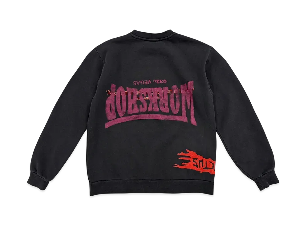 Travis Scott Cactus Jack x 032C Workshop Crewneck "Black"