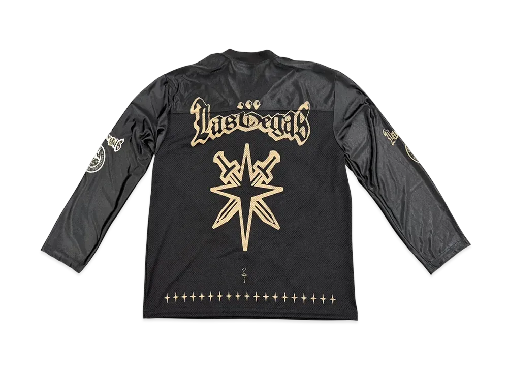 Travis Scott Cactus Jack x NHL x Las Vegas Golden Knights Jersey "Black"