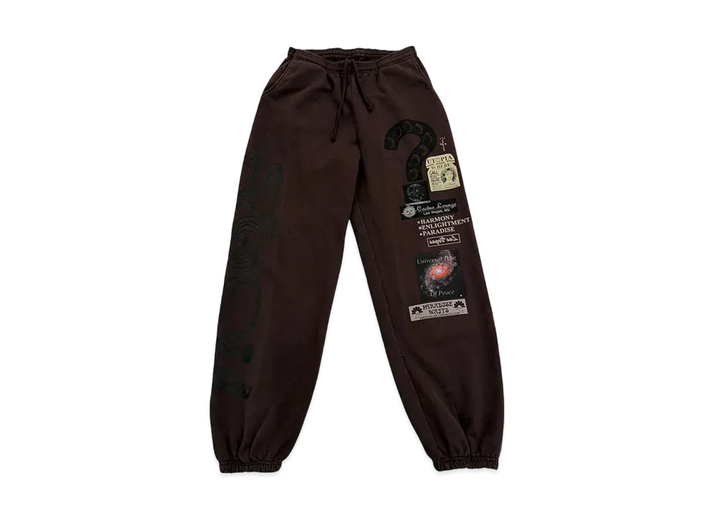 Travis Scott Cactus Jack x Online Ceramics Utopia Sweatpants "Brown"