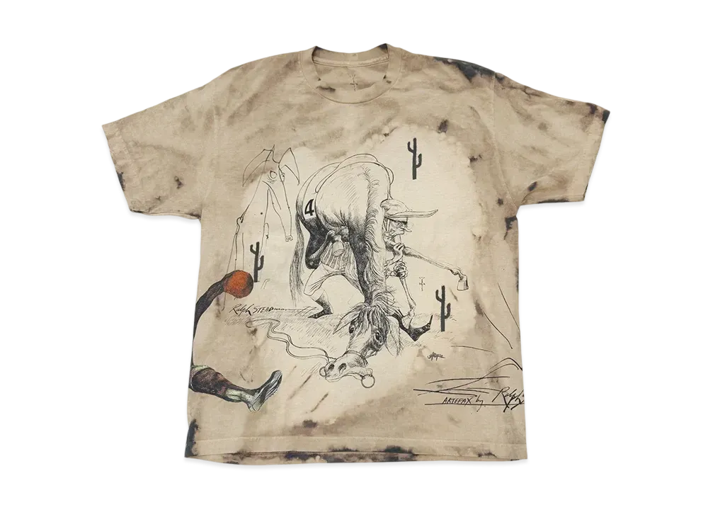 Travis Scott Cactus Jack x Ralph Steadman Fear Tee "Beige"
