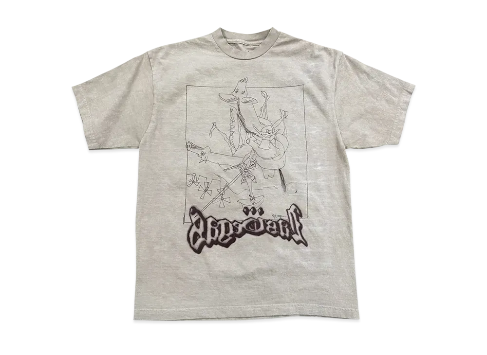 Travis Scott Cactus Jack x Ralph Steadman Sketch Tee "White"