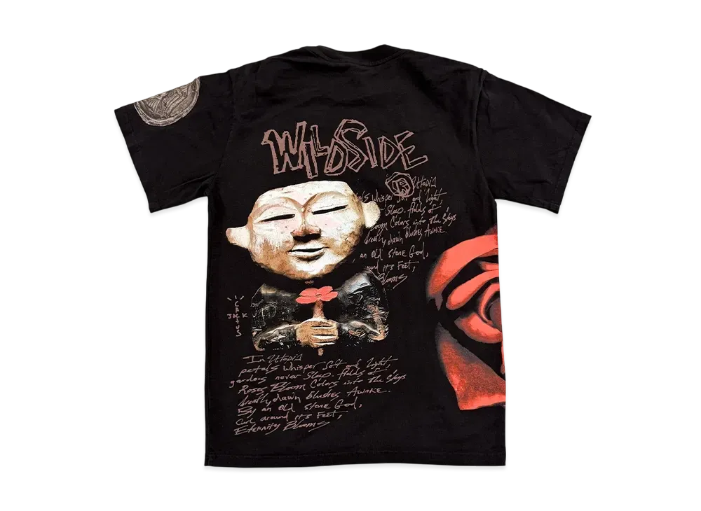 Travis Scott Cactus Jack x Yohji Yamamoto WILDSIDE Tee "Black"