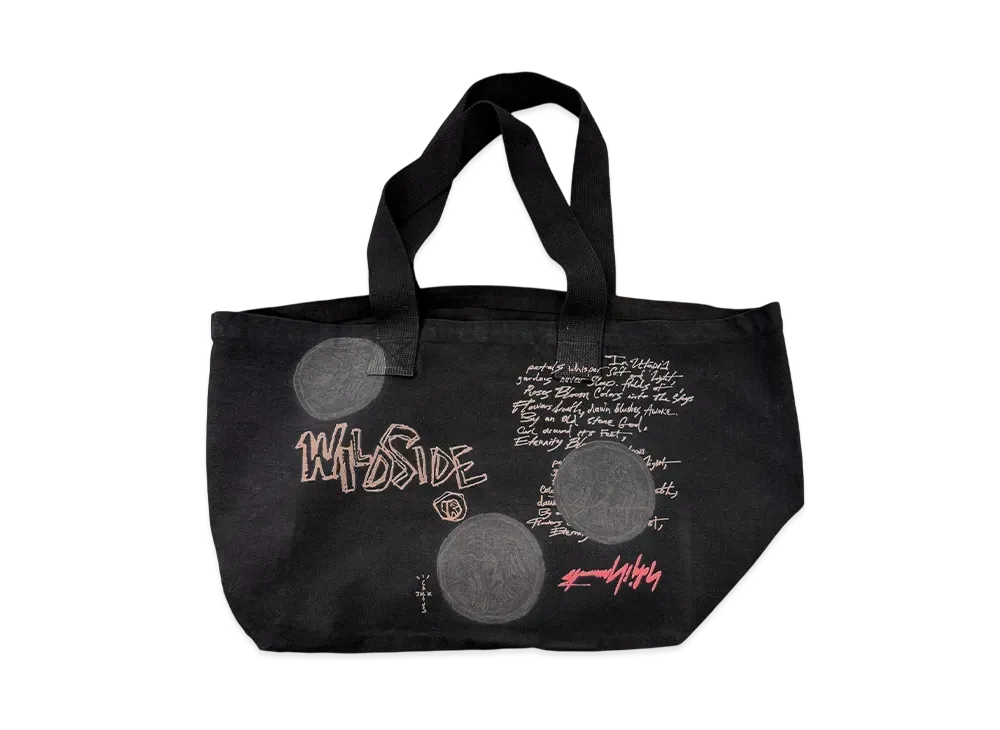 Travis Scott Cactus Jack x Yohji Yamamoto WILDSIDE Tote Bag "Black"