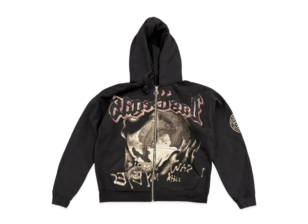Travis Scott Cactus Jack Utopia My Eyes Zip Hoodie "Black"