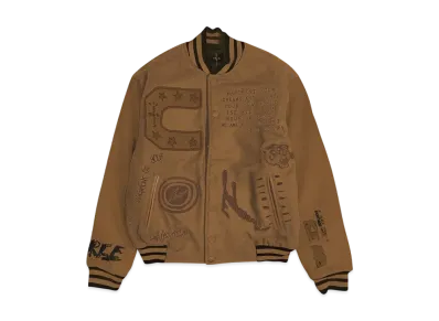 Travis Scott Cactus Jack x Fragment Manifest Varsity Jacket Redux "Khaki"