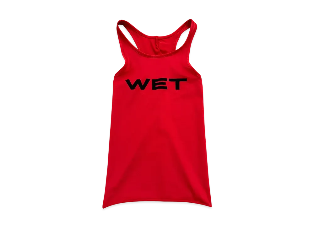 Travis Scott Cactus Jack x Mowalola Wet Tank "Red"