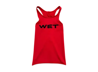 Travis Scott Cactus Jack x Mowalola Wet Tank "Red"