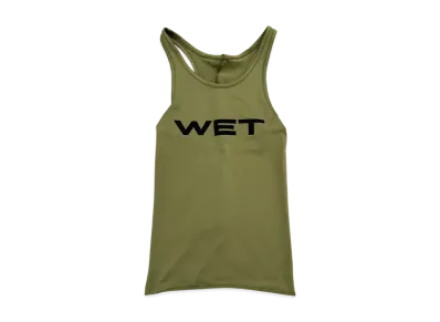 Travis Scott Cactus Jack x Mowalola Wet Tank "Olive"