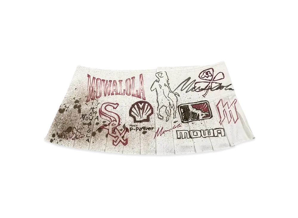 Travis Scott Cactus Jack x Mowalola Dirt BGC Skirt "White"