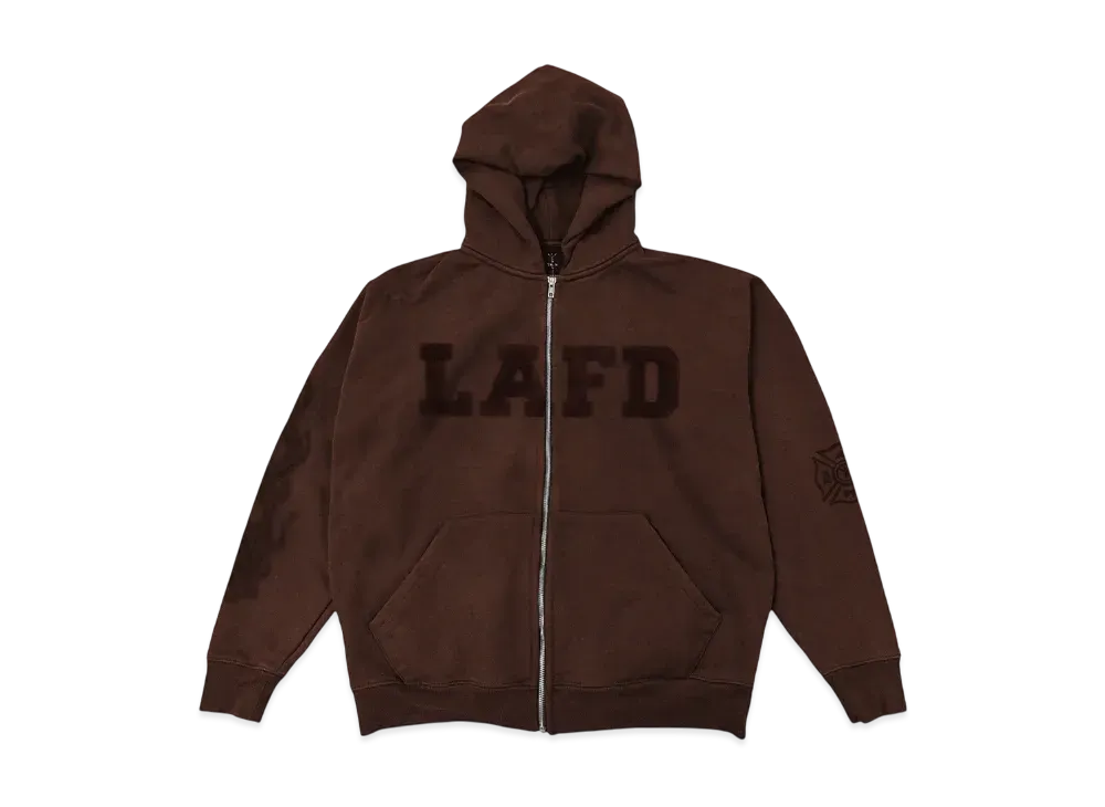Travis Scott Cactus Jack Lafd Zip Hoodie "Brown"