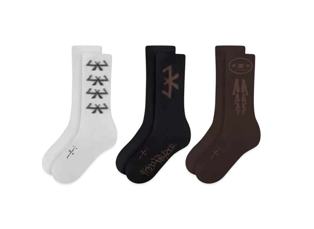Travis Scott Cactus Jack 4X4 Sock Pack "Multi"