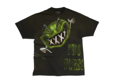 Travis Scott Cactus Jack x WWE Two Words Tee "Black"