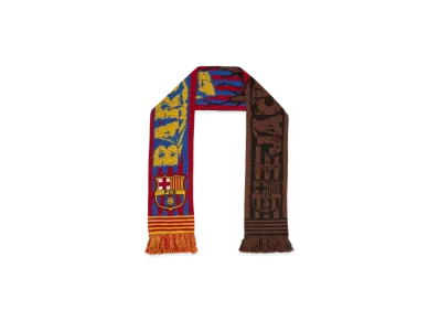 Travis Scott Cactus Jack x FC Barcelona Barca Jack Football Club Scarf "Multi"