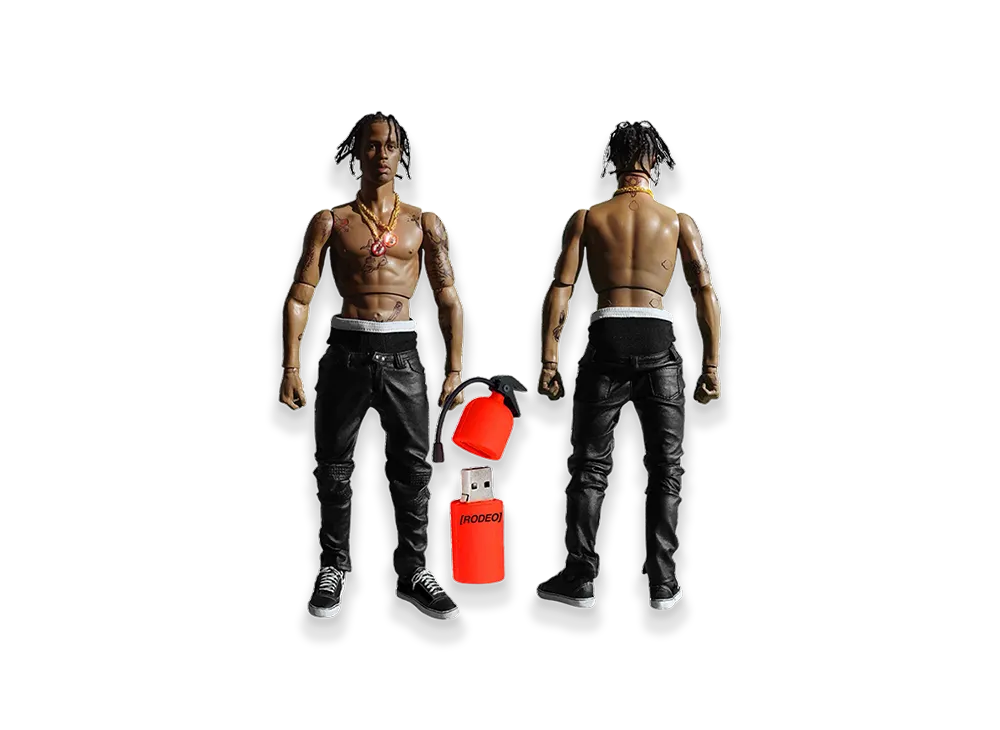 Travis Scott Cactus Jack x RODEO Action Figure Album USB "Multi"