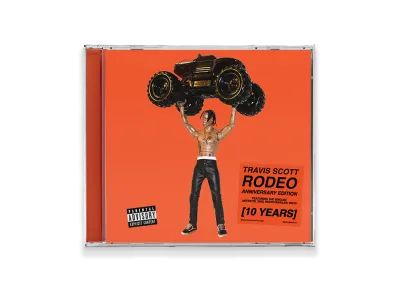 Travis Scott Cactus Jack x RODEO 10 Years Jewel Case CD "Multi"