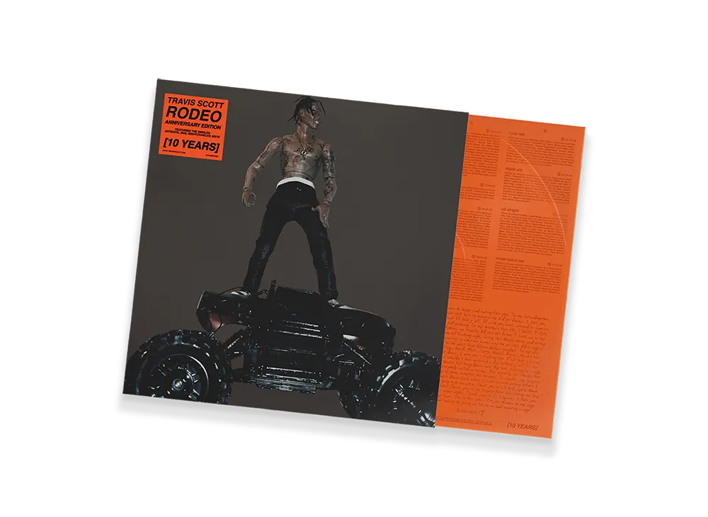 Travis Scott Cactus Jack x RODEO 10 Years 2Lp Deluxe Vinyl "Multi"