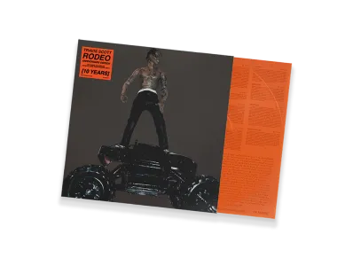 Travis Scott Cactus Jack x RODEO 10 Years 2Lp Deluxe Vinyl "Multi"