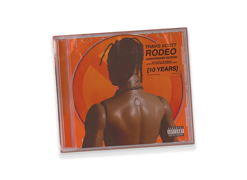Travis Scott Cactus Jack x RODEO 10 Years Deluxe Jewel Case CD "Multi"