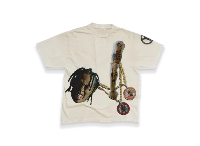 Travis Scott Cactus Jack x RODEO 10 Years Chain Tee "White"