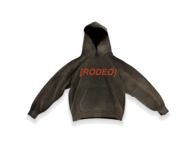 Travis Scott Cactus Jack x RODEO 10 Years Logo Hoodie "Grey"