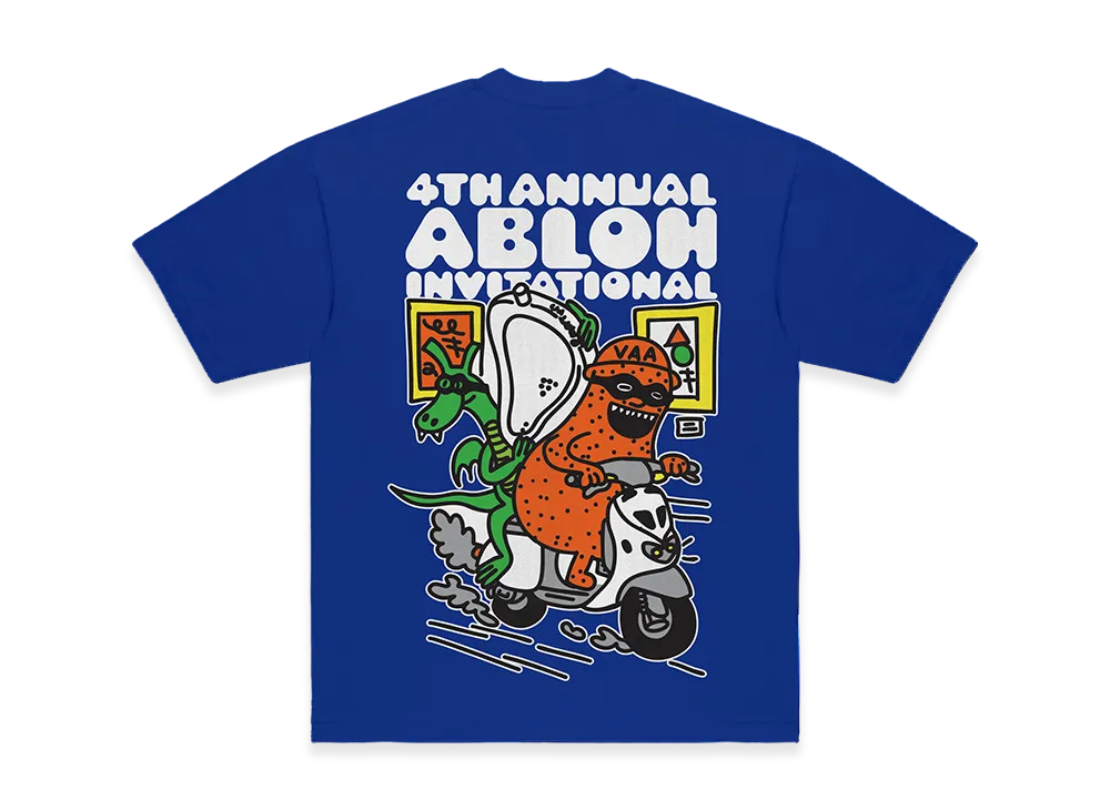 Travis Scott Cactus Jack x Virgil Abloh Archive x Architecture Invitational Tee "Blue"