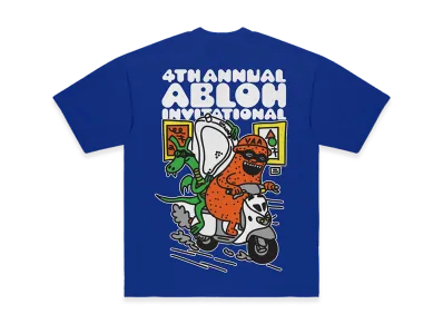 Travis Scott Cactus Jack x Virgil Abloh Archive x Architecture Invitational Tee "Blue"